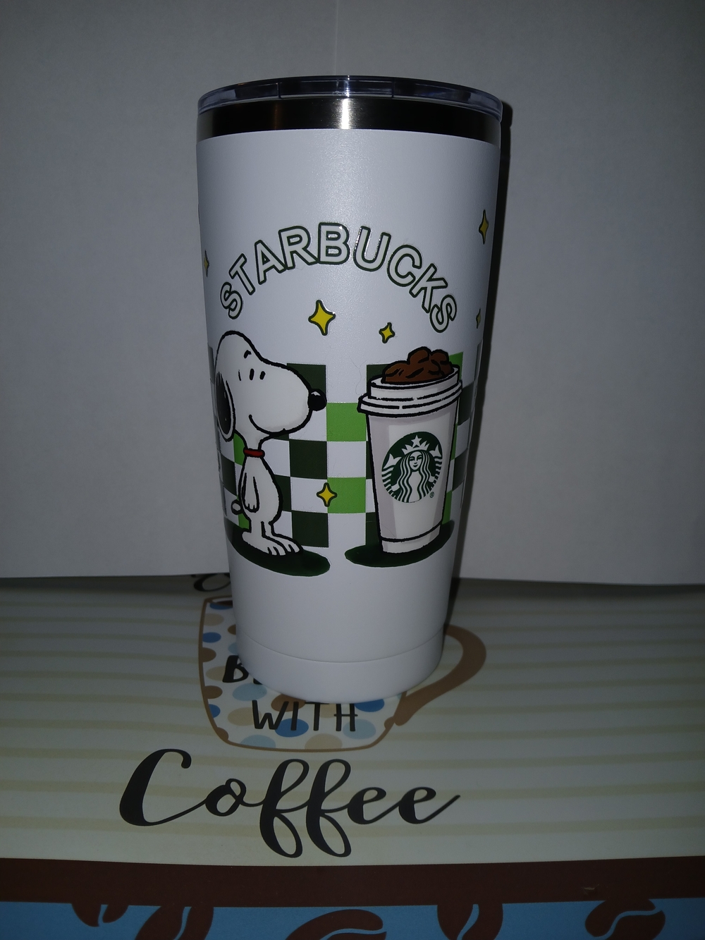Starbucks x Snoopy White Travel Tumbler